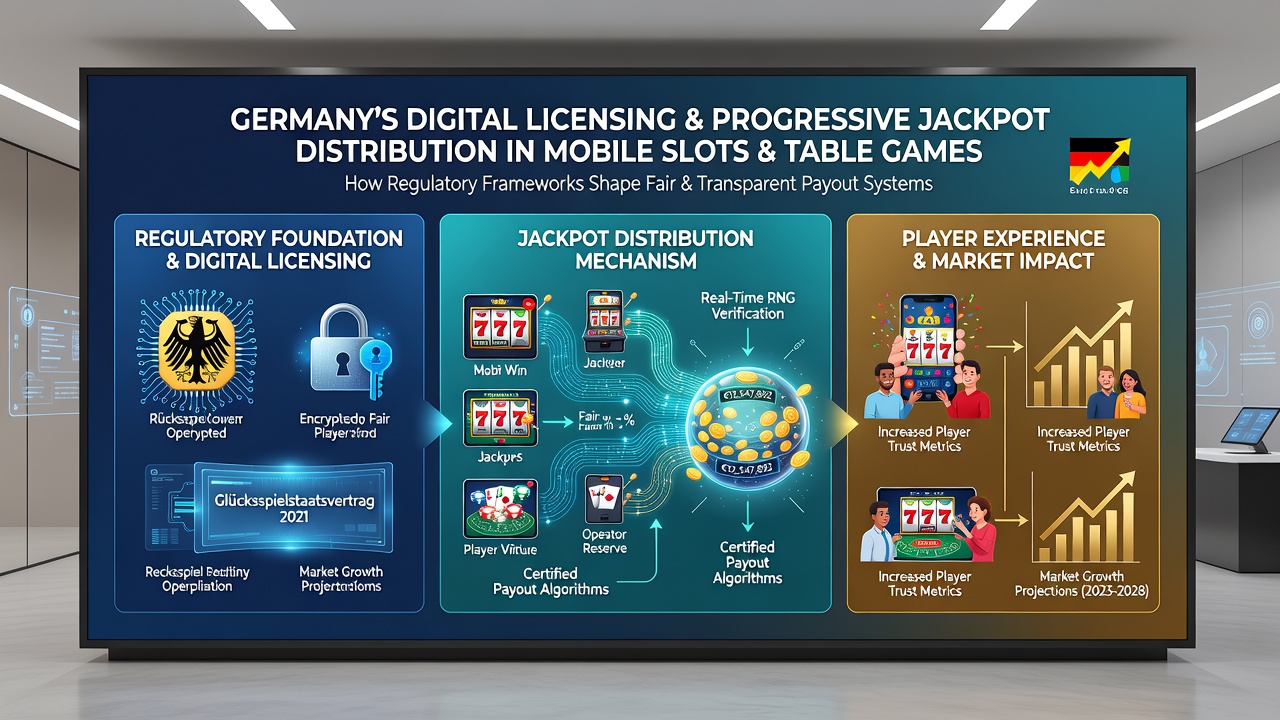 Mobile Slot-Oberfläche mit progressivem Jackpot-Anzeiger unter deutscher Lizenz